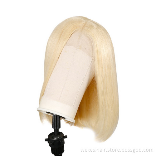 Wholesale 613 Blonde Bob Human Hair Wigs,Wholesale Price Peruvian Short 613 Human Hair Lace Front Wigs For Black Women